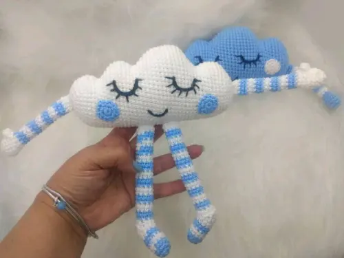 Amigurumi Nuvem de Crochê