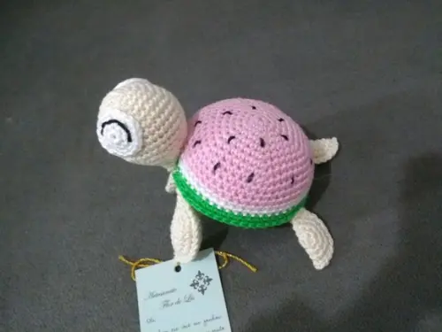 Amigurumi Pequenos e Fofinhos Tartaruga