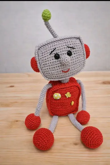 Amigurumi Personalizado - Robô 15cm