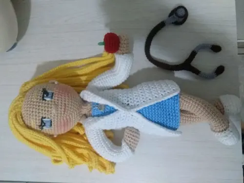 Amigurumi Profissões - Nutricionista