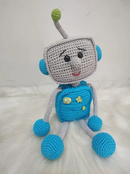 Amigurumi Robô em Crochê