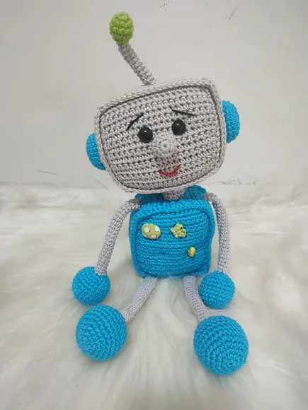 Amigurumi Robô em Crochê