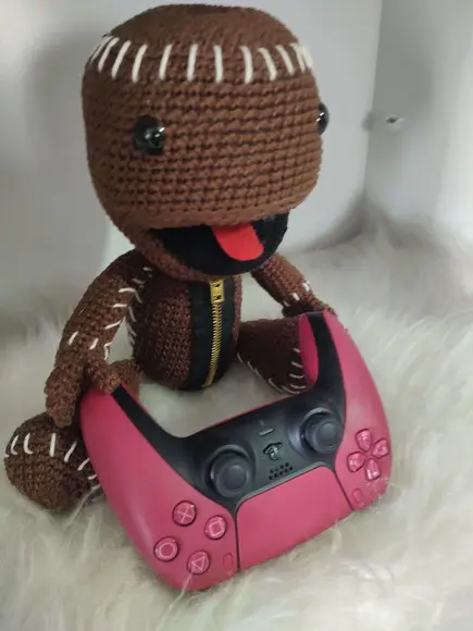 Amigurumi Sackboy em Crochê - Tamanho Grande