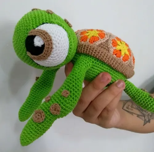 Amigurumi Tartaruga do Nemo