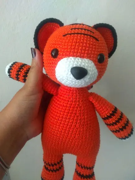 Amigurumi Tigrinho em Crochê