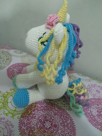 Amigurumi Unicórnio