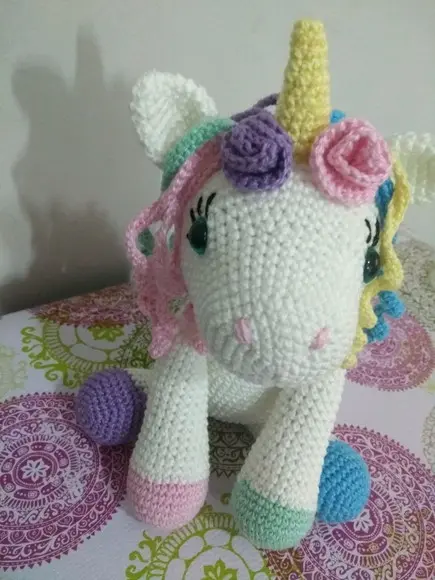 Amigurumi Unicórnio