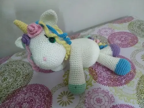 Amigurumi Unicórnio