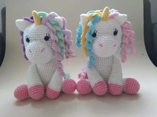 Amigurumi Unicórnio Fofo