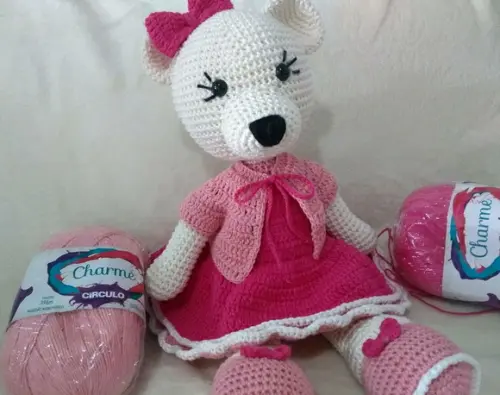 Amigurumi Ursa Rose Baby
