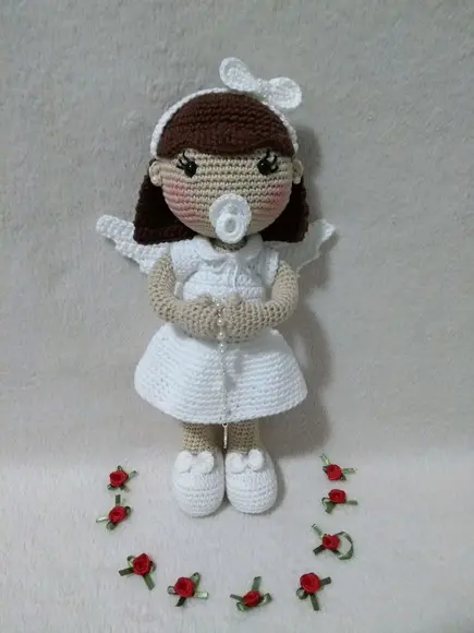 Anjinha Baby da Artesanato Flor de Lis