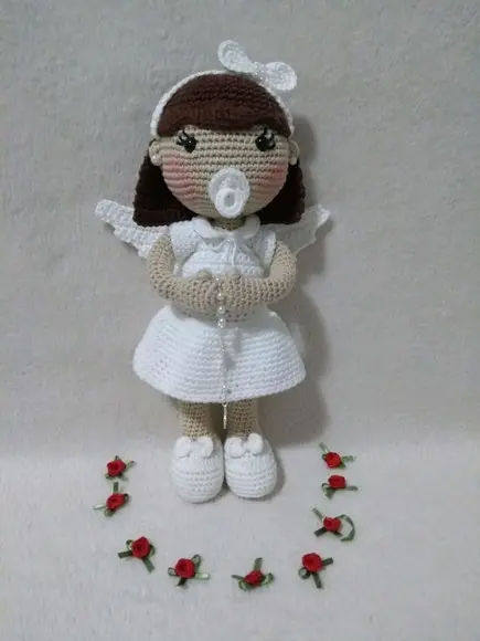 Anjinha Baby da Artesanato Flor de Lis