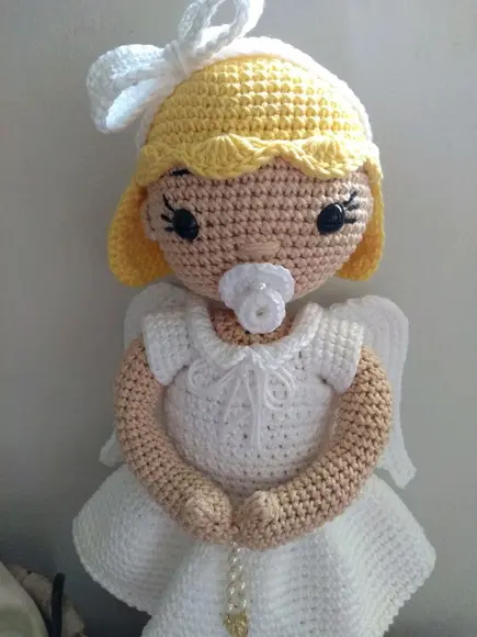 Anjinha Baby da Artesanato Flor de Lis