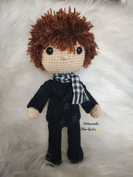 Bob Dylan Amigurumi de Crochê