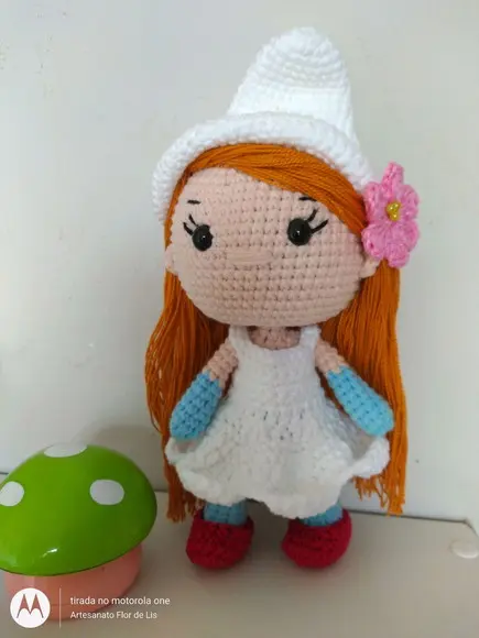 Boneca Pequena Smurfette