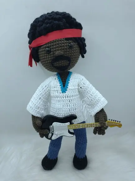 Boneco Personalizado - Jimi Hendrix