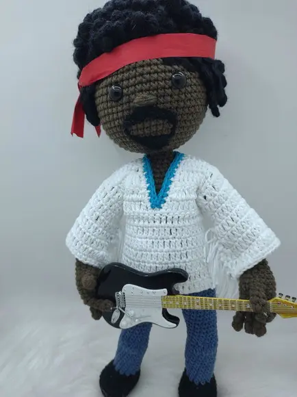 Boneco Personalizado - Jimi Hendrix