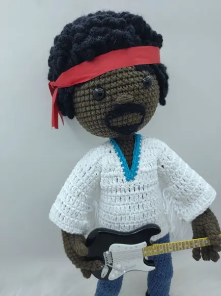Boneco Personalizado - Jimi Hendrix