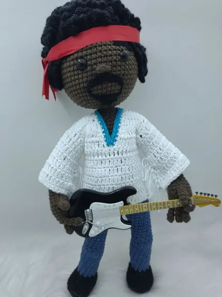 Boneco Personalizado - Jimi Hendrix