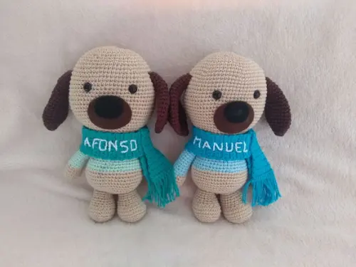 Cachorrinho com Nome Bordado