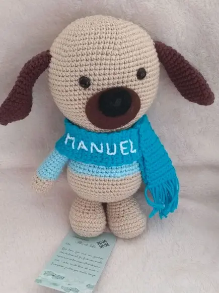 Cachorrinho com Nome Bordado