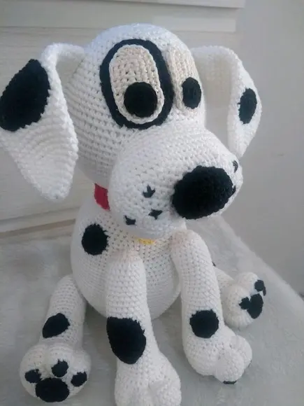Cachorrinho Dalmata - Amigurumi De Crochê