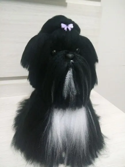 Cachorrinho Lhasa Apso - Amigurumi de Crochê