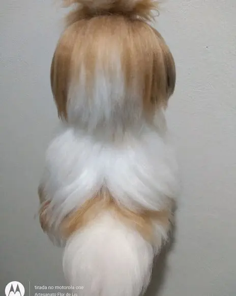 Cachorrinho Shitzu - Amigurumi de Crochê