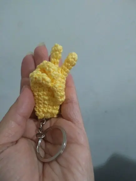 Chaveiro Melhor Possível em crochê