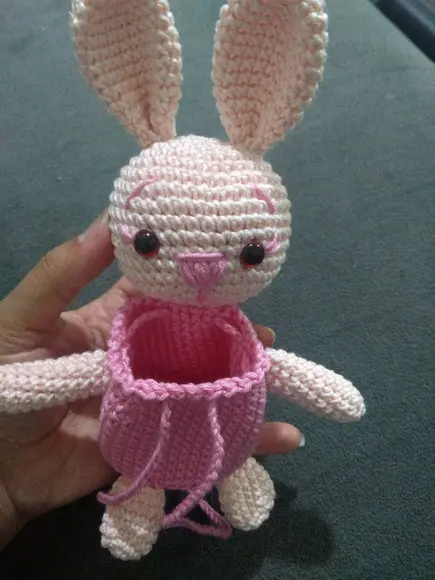 Coelhinha Amigurumi