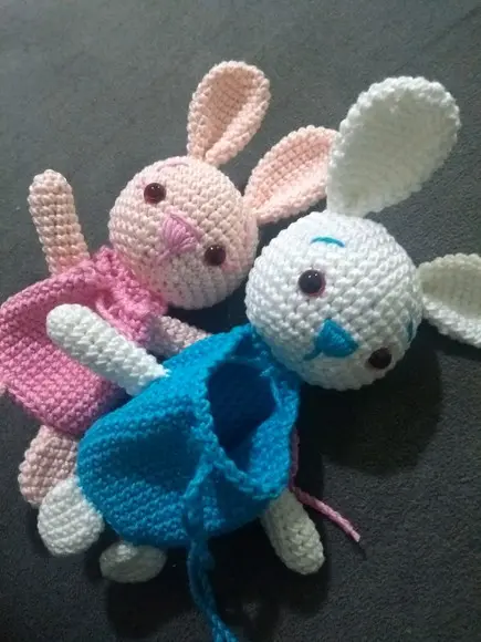 Coelhinha Amigurumi
