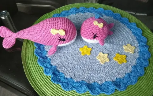 Kit Baby Naninha + Bichinho - Baleias