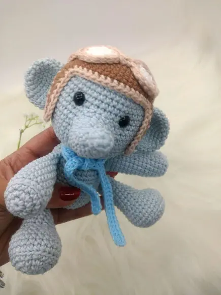 Mini Elefante Amigurumi
