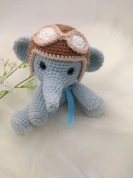 Mini Elefante Amigurumi
