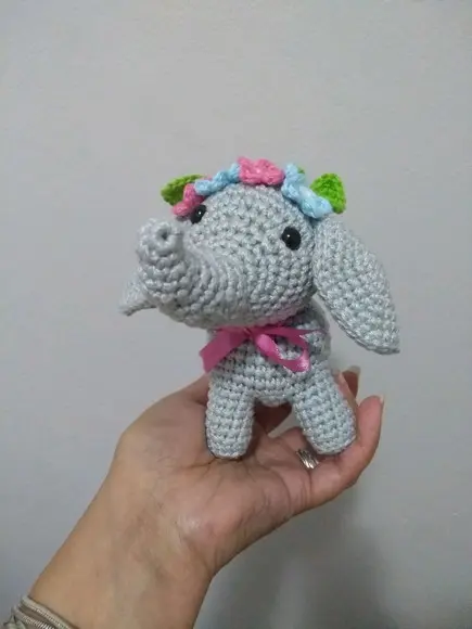 Mini Elefante Amigurumi