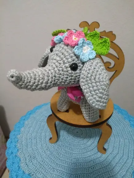 Mini Elefante Amigurumi