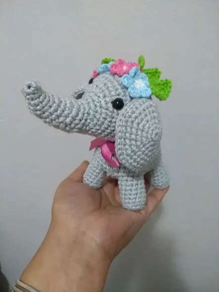 Mini Elefante Amigurumi