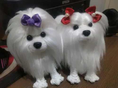 Mini Maltês - Amigurumi De Crochê
