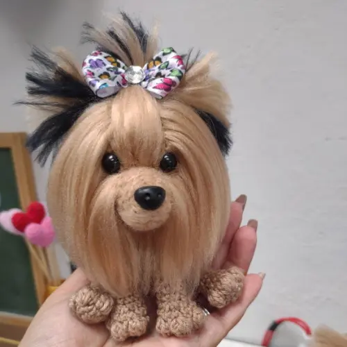 Mini Pet Cachorrinho- Amigurumi De Crochê