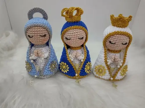 Mini Santinha em crochê