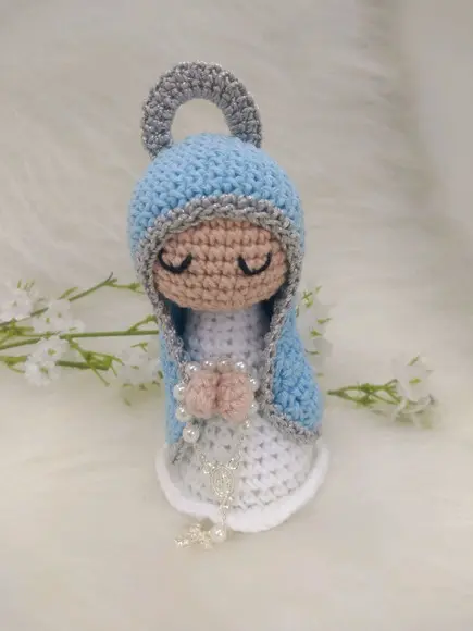 Mini Santinhas da Artesanato Flor de Lis