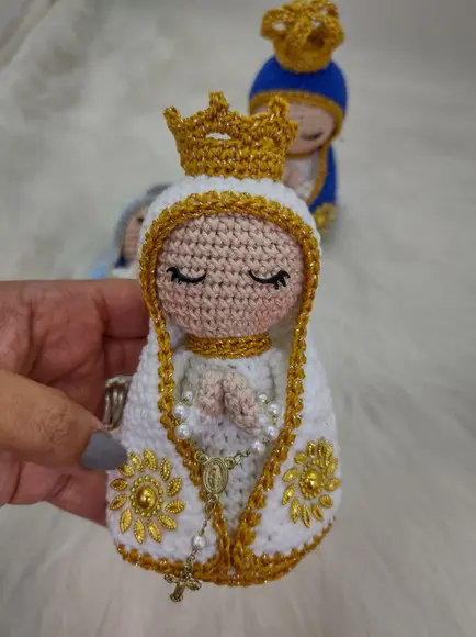 Mini Santinha em crochê