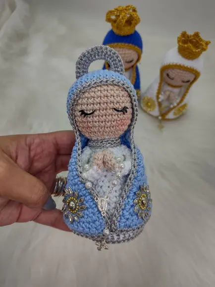 Mini Santinha em crochê
