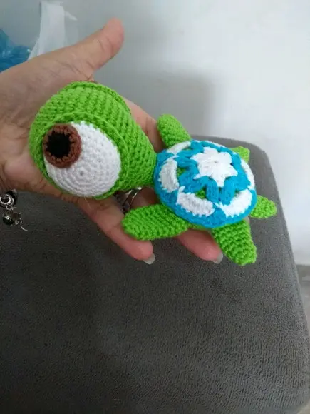 Mini Tartaruga Amigurumi