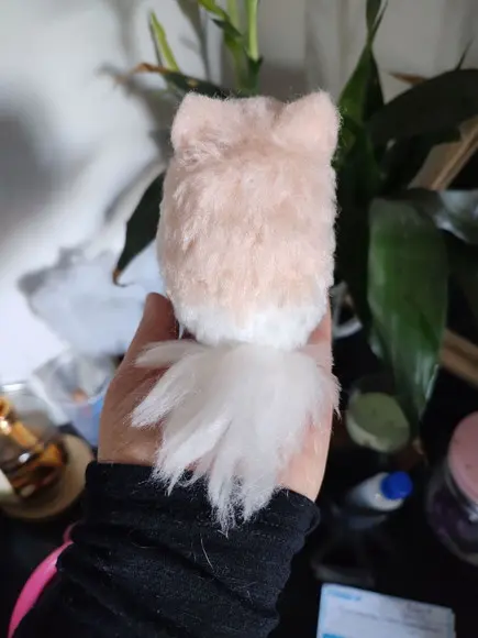 Miniatura Spitz - Amigurumi de Crochê com Feltragem