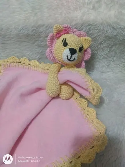 Naninha ou Manta do Apego em Crochê