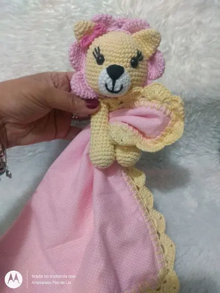 Naninha ou Manta do Apego em Crochê