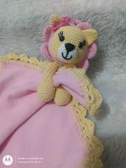 Naninha ou Manta do Apego em Crochê