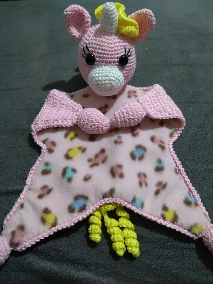 Naninha ou Manta do Apego em Crochê