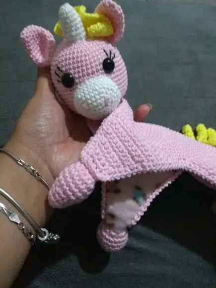 Naninha ou Manta do Apego em Crochê